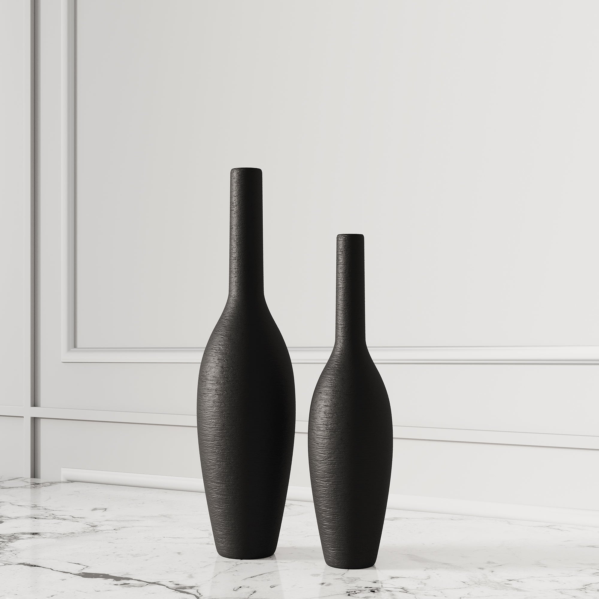 CLASSIC STYLE VASE - OFF BLACK/GRAY