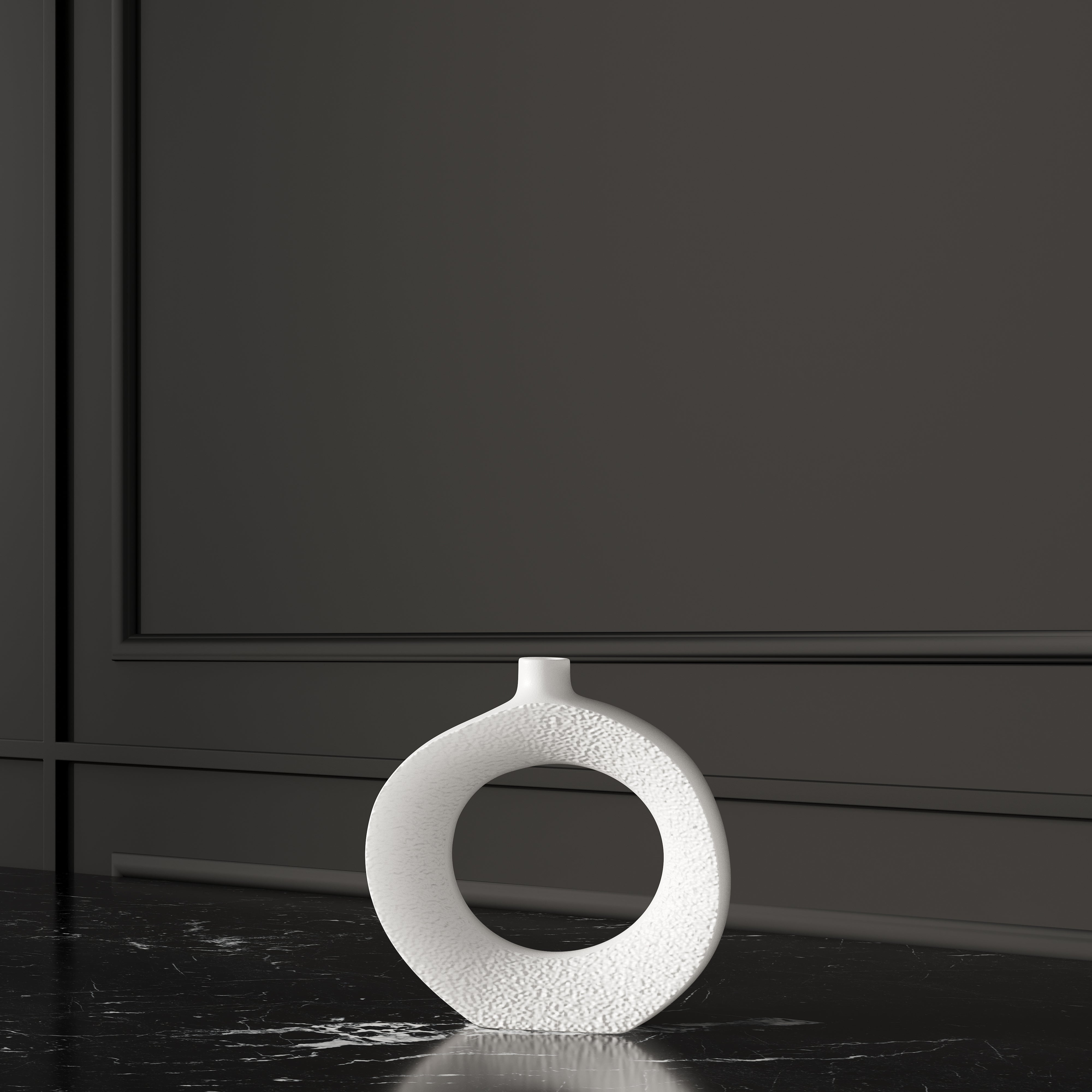 CIRCLE TEXTURED VASE