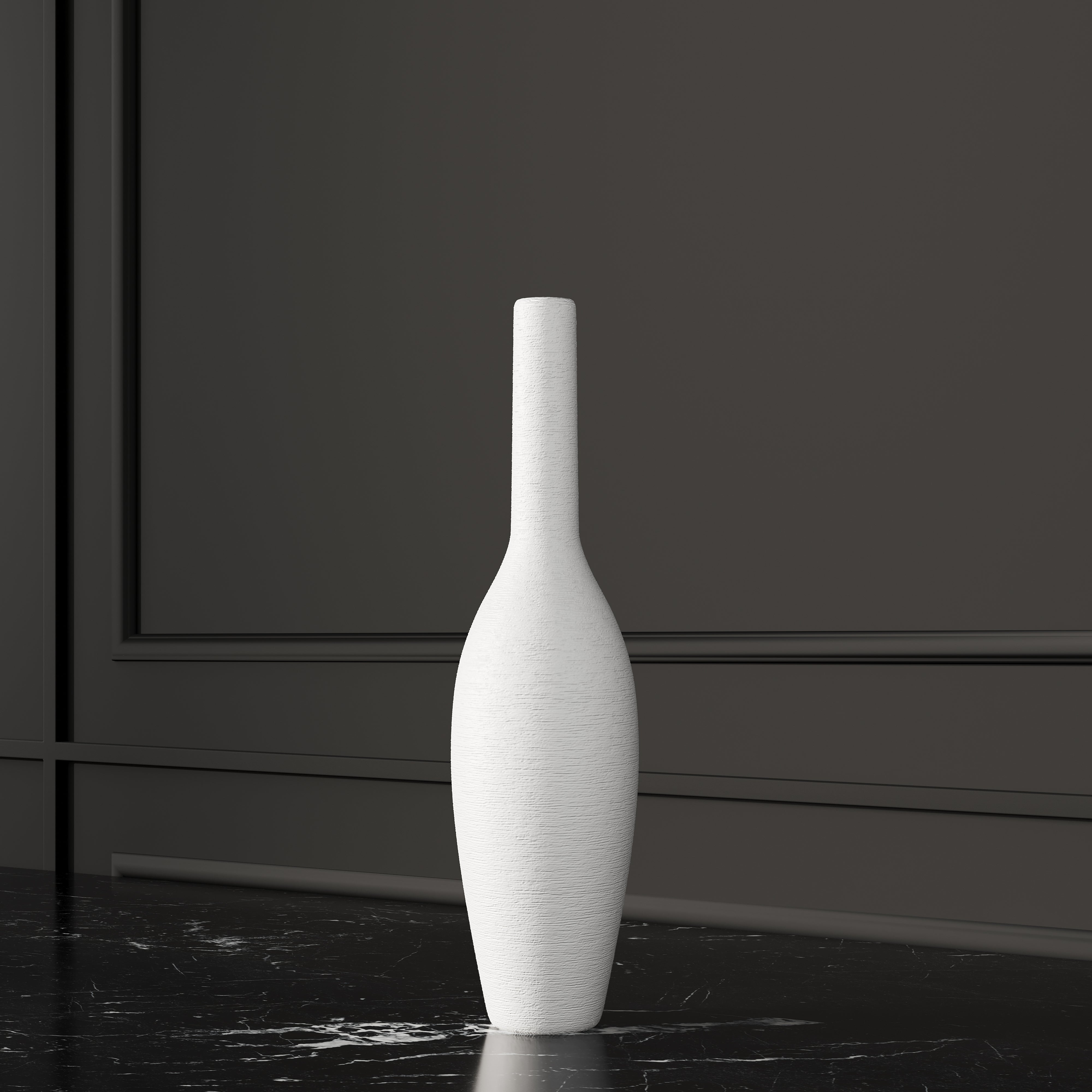 CLASSIC STYLE VASE - WHITE