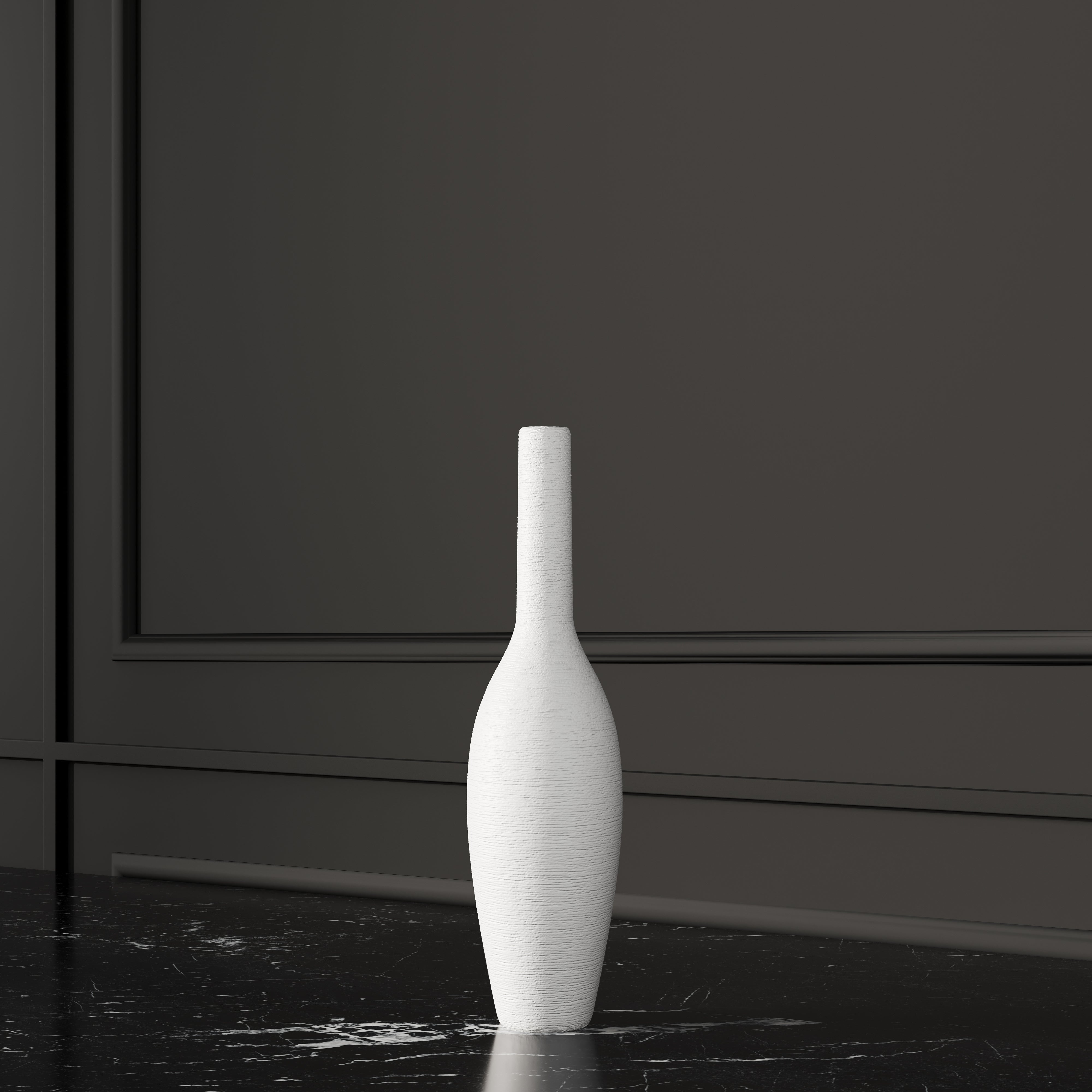 CLASSIC STYLE VASE - WHITE