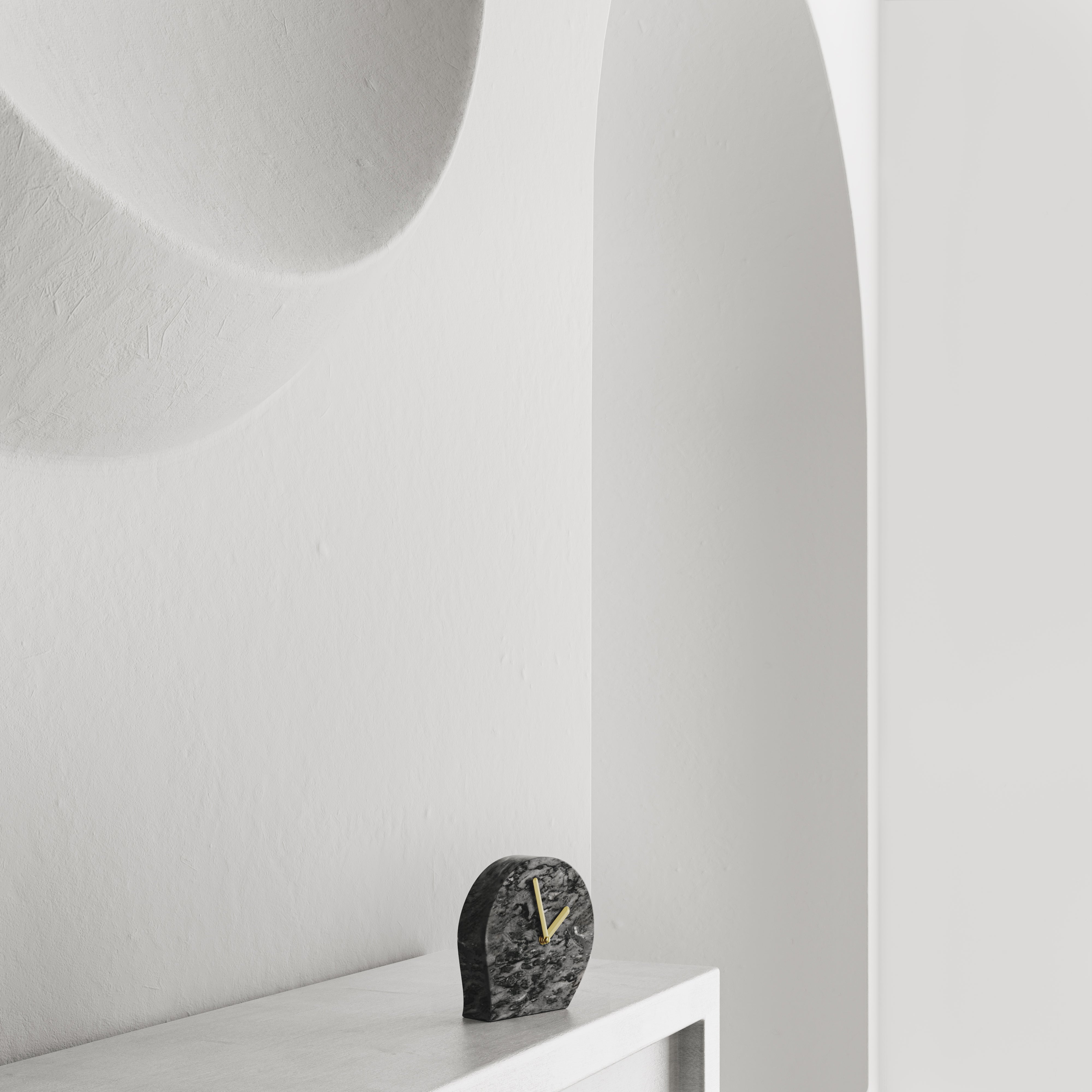 MARBLE CLOCK DECOR