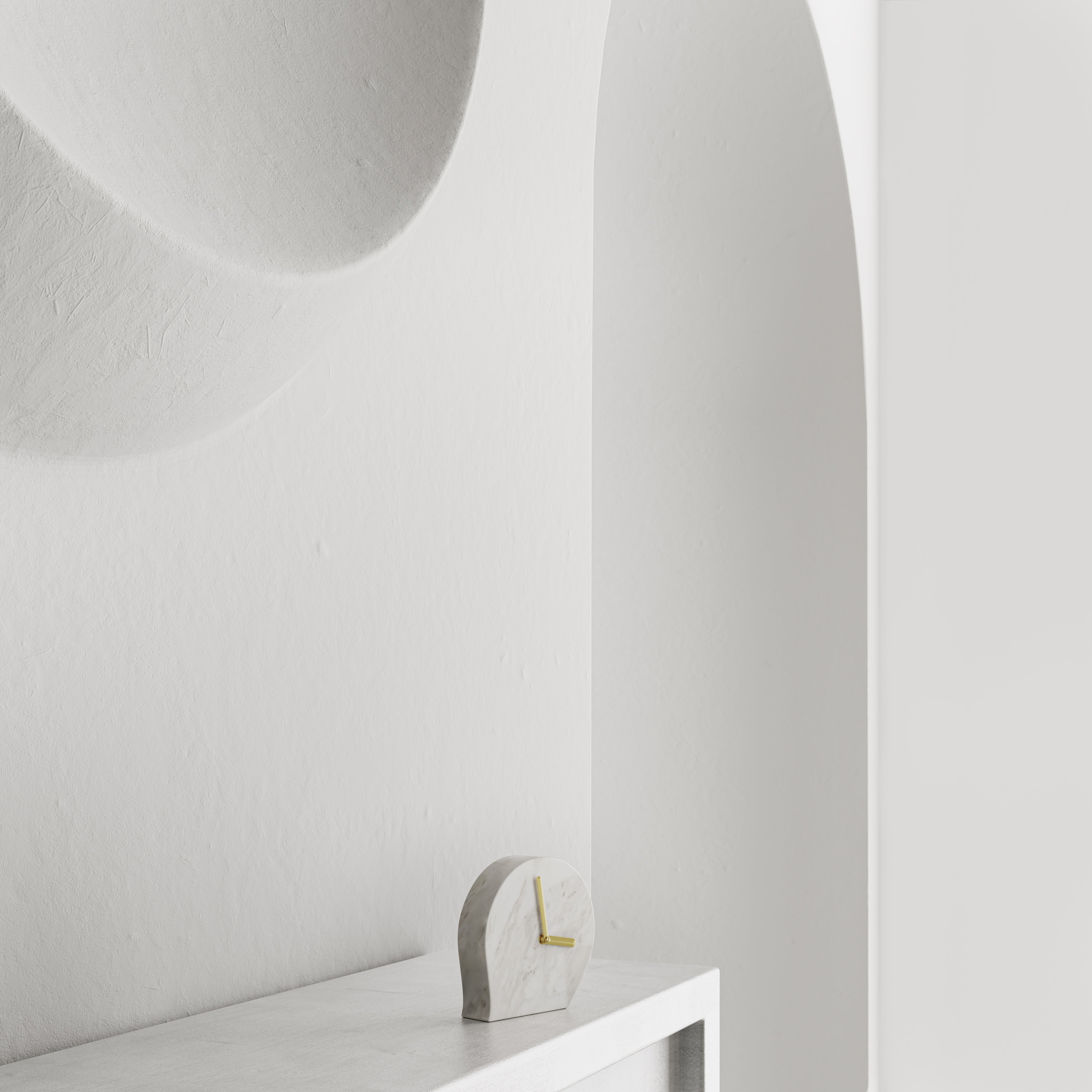 MARBLE CLOCK DECOR