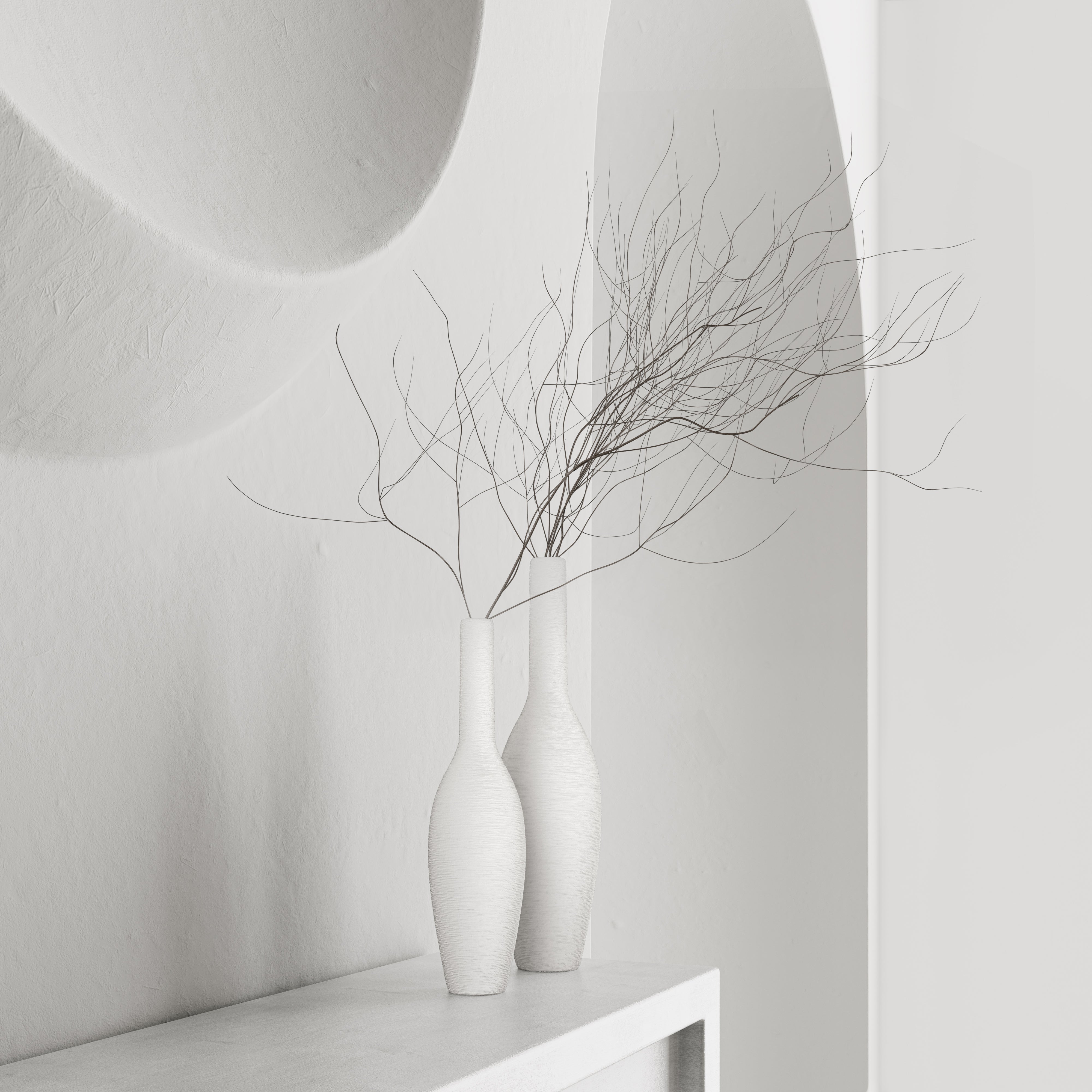 CLASSIC STYLE VASE - WHITE