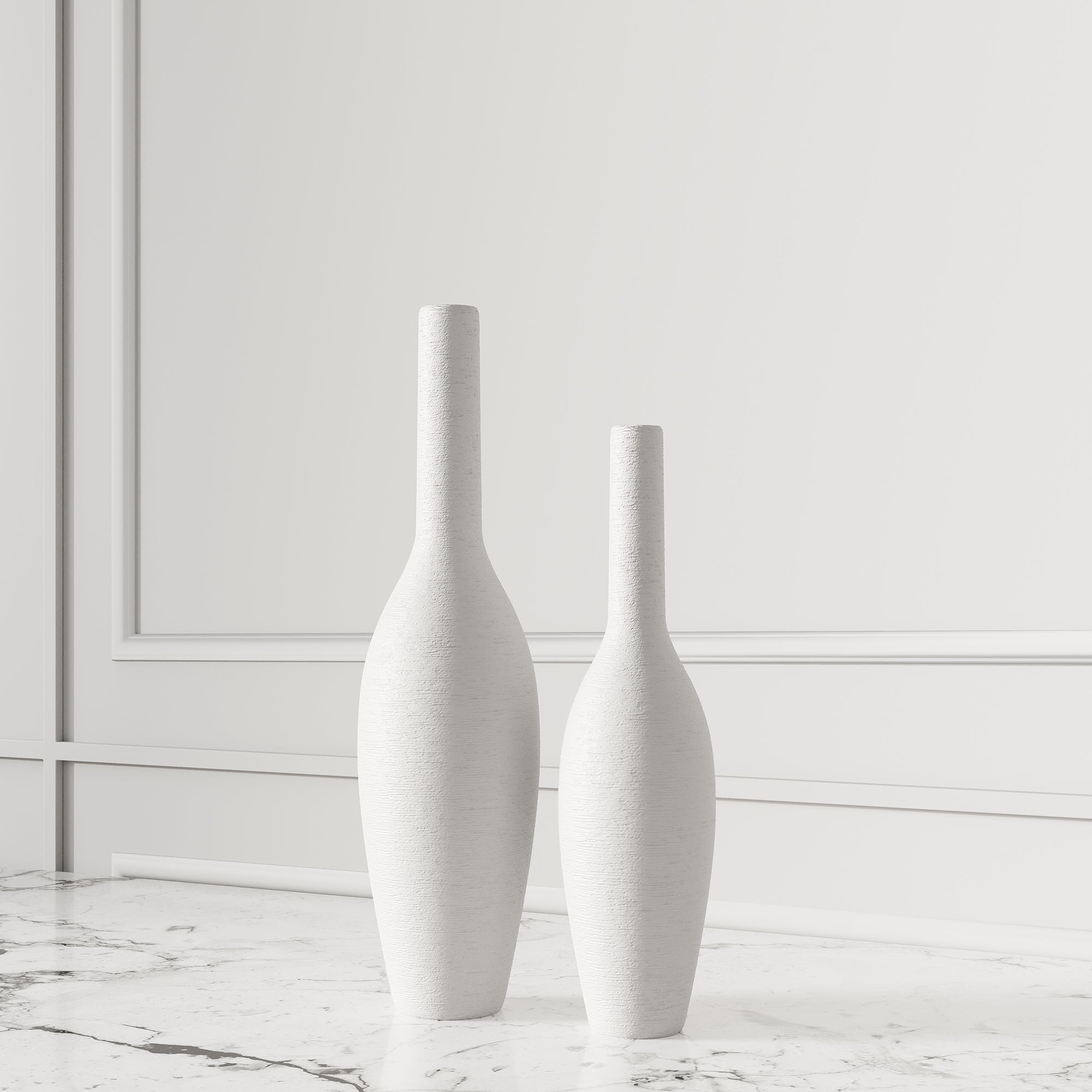 CLASSIC STYLE VASE - WHITE
